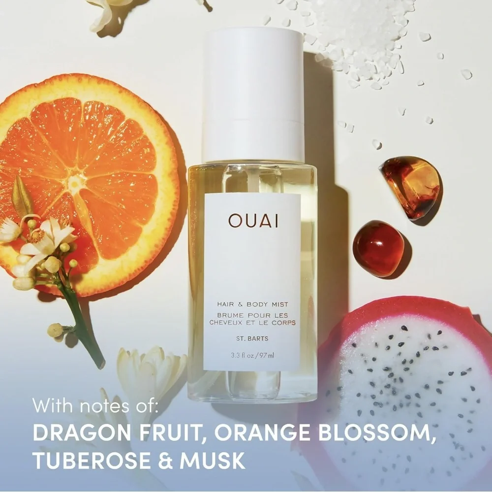 NIB OUAI ST. Barts Hair and Body Mist 0.84 Fl Oz. Travel Size.